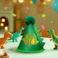 3rd Dinosaur Hat Green Glitter Dinosaur Crown 3rd Dinousour Hat Decoration