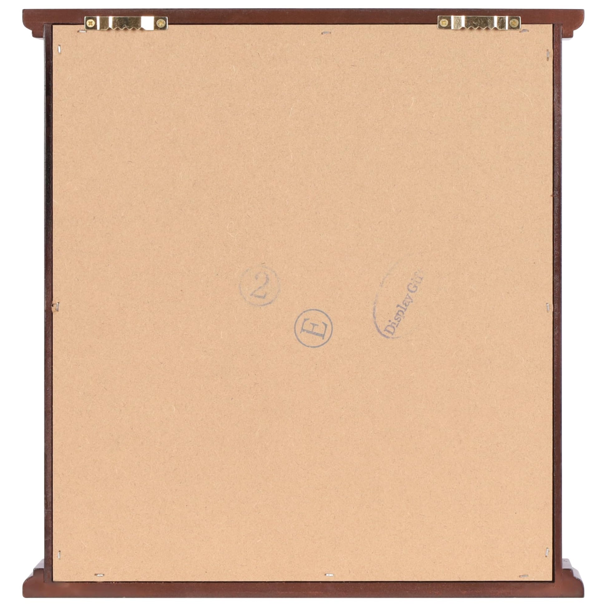 DisplayGifts Golf Ball Display Case Wall Rack Cabinet, NO Door, GB25 (Mahogany)