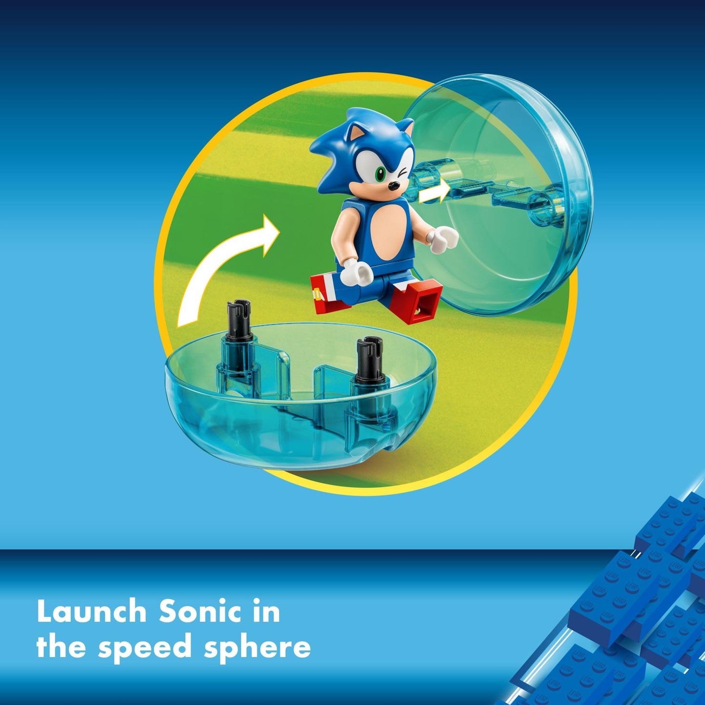 LEGO Sonic The Hedgehog Sonic vs. Dr. Eggman’s Death Egg Robot Building Toy for Sonic Fans and 8 Year Old Gamers, Includes Speed Sphere and Launcher