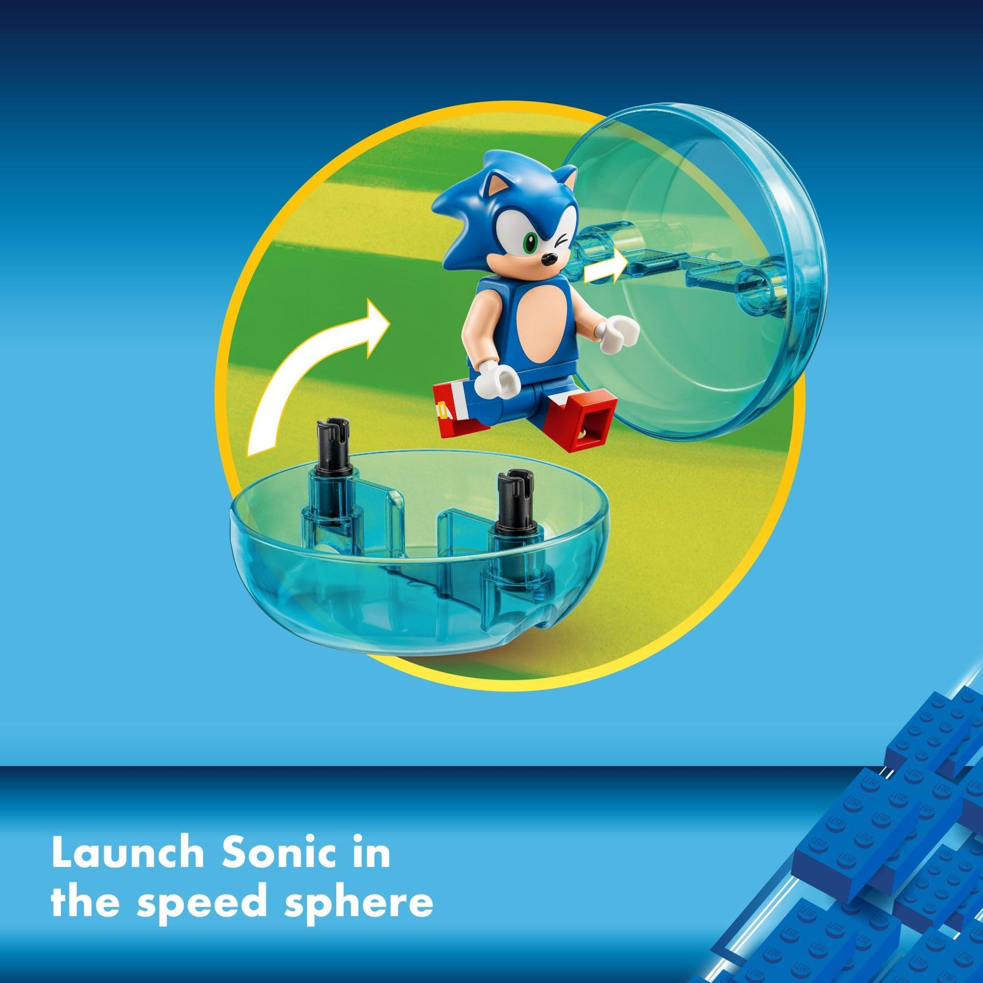 LEGO Sonic The Hedgehog Sonic vs. Dr. Eggman’s Death Egg Robot Building Toy for Sonic Fans and 8 Year Old Gamers, Includes Speed Sphere and Launcher