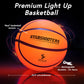 Starlux Games Light Up Basketball Set: Starshooters - Rechargeable, w/10 Game & Training Modes + Marker Lights | Ages 8+ | Glow in The Dark | Sports