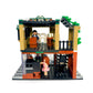 General Jim's Modular Coffee Shop Building Set - 283 Pieces | 2-Story Brick Model with Café Details | Compatible with Major Brands | Urban