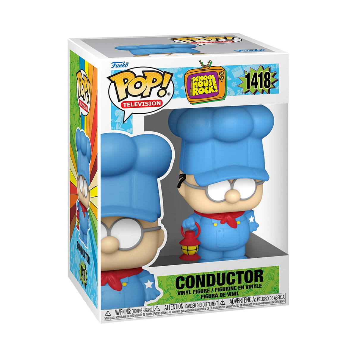 Funko POP! TV: Schoolhouse Rock - Conjunction Conductor - Collectable Vinyl Figure - Gift Idea - Official Merchandise - for Kids & Adults - TV Fans