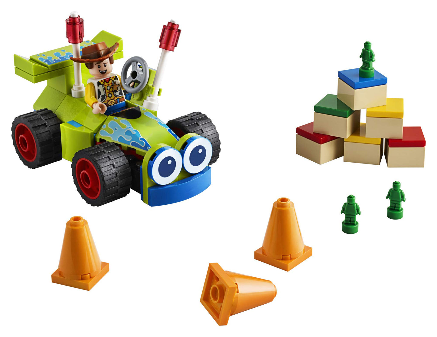LEGO Disney Pixar’s Toy Story 4 Woody & RC 10766 Building Kit (69 Pieces)