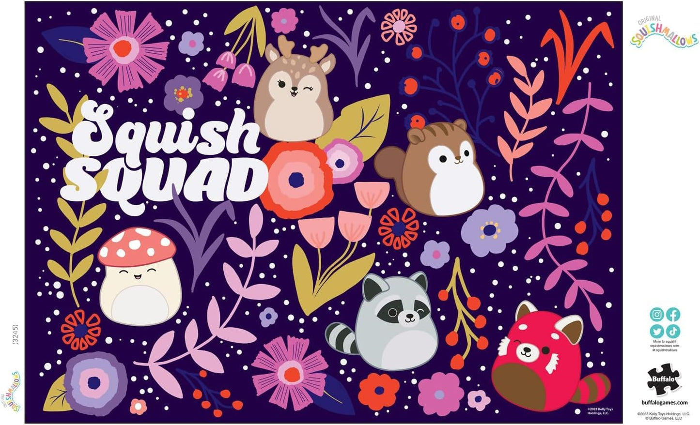 Buffalo Games - Squishmallow Squish Squad - 500 Piece Puzzle for Adults