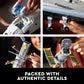 LEGO Icons NASA Space Shuttle Discovery 10283 Model Building Set - Spaceship Collection with Hubble Telescope, Detailed Display for Home or Office