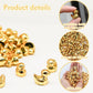 100Pcs 1Miniature Golden Resin Ducks Decorating Garden Landscap Dollhouses, Cakes, Potted Plants, and DIY Crafts - Perfect as Charming Party Gifts