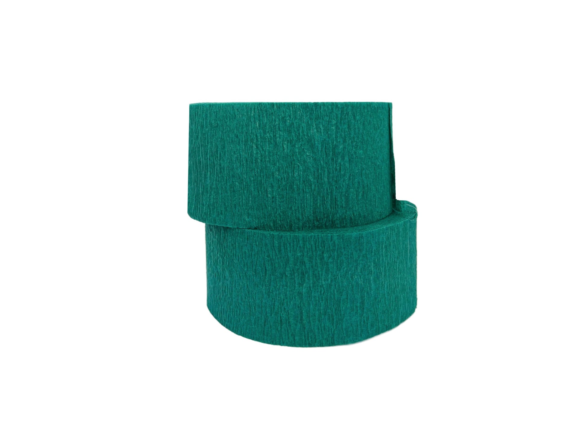 TEAL Crepe Paper Streamers, 2 ROLLS, 145 FT TOTAL, MADE IN USA!