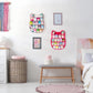 Squishville by Original Squishmallows Play and Display Storage - Four 2-Inch Plush Included - Big Foot, Axolotl, Parrot, Chameleon - Hang or Stand