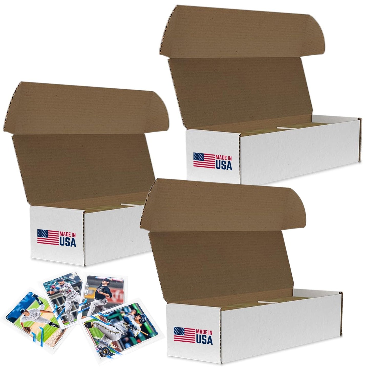 Premium Trading Card Box Storage For Sports, Baseball, Football, Basketball, MTG & TCG Collector | Baseball Card Storage Boxes & Organizer For Magic