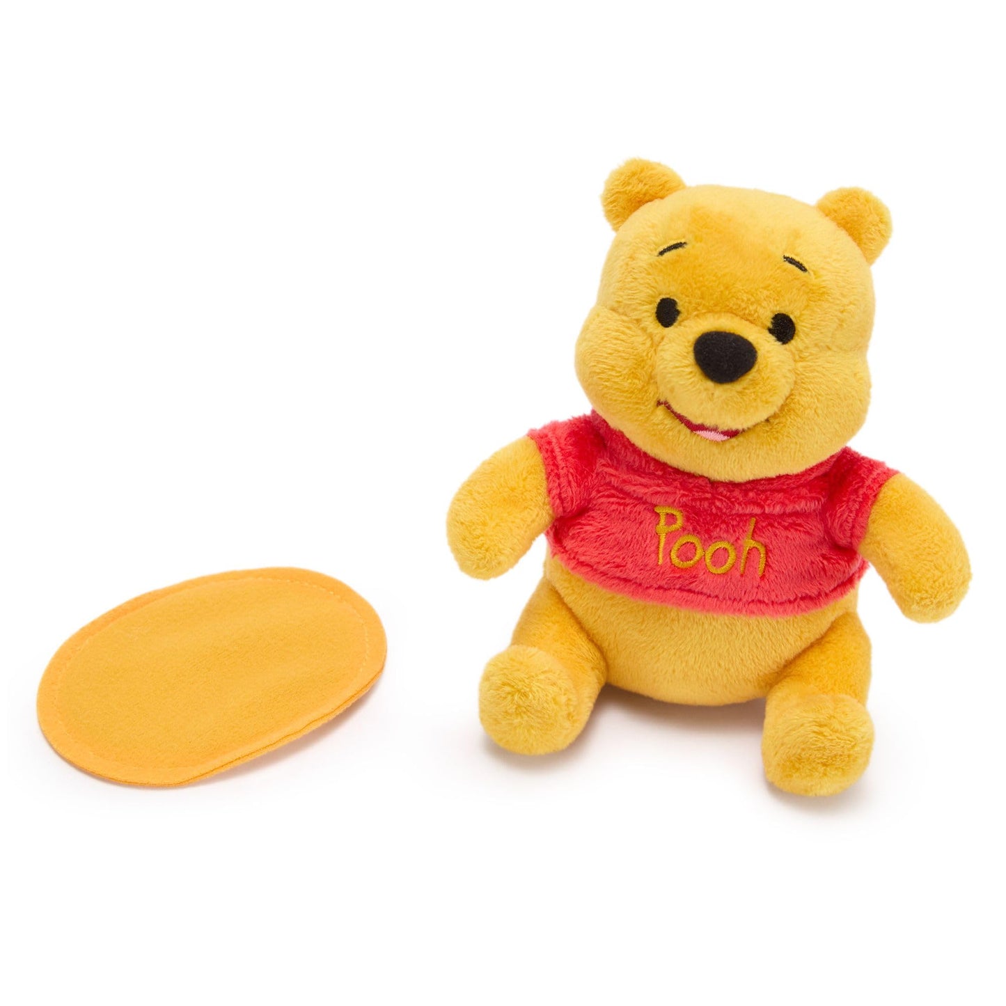 Disney Store Official Winnie the Pooh Magnetic Shoulder Plush Stuffed Animal - Adorable Pooh Bear Includes Magnetic Pad & Soft, Fuzzy Fabrics