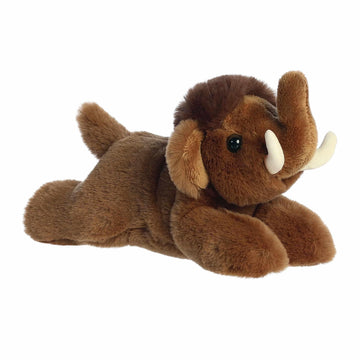 Aurora® Adorable Mini Flopsie™ Wynn Woolly Mammoth™ Stuffed Animal - Mini Companions Ready for Playful Adventures - for Kids All Ages, Toddlers