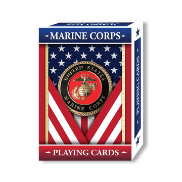 Springbok - United States Marine Corps Playing Cards - Officially Licensed 52 Playing Card Deck - Made in USA