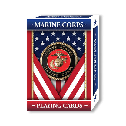 Springbok - United States Marine Corps Playing Cards - Officially Licensed 52 Playing Card Deck - Made in USA