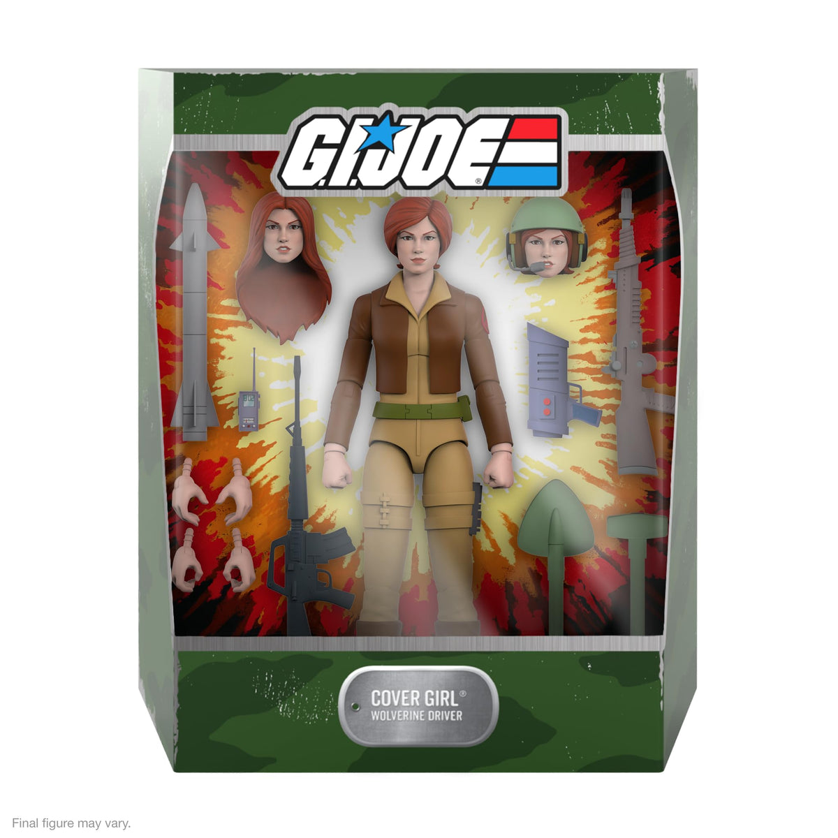 Super7 Ultimates! G.I. Joe Cover Girl - 7" G.I. Joe Action Figure with Accessories - Classic Cartoon Collectibles and Retro Toys