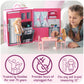 Badger Basket Portable Doll Kitchen Set for 12 Inch Dolls - Includes Oven, Fridge, Table, Chairs & Accessories