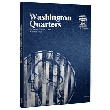 Whitman US Washington Quarter Coin Folder Volume 4 1988 - 1998 #9038