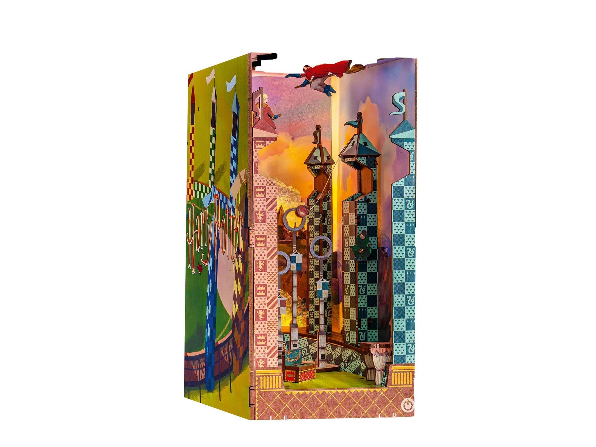 Revell Harry Potter Quidditch Field 3D Book Nook Wooden Puzzle Kit