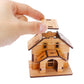 3D Wooden Puzzle, Mini DIY Model House Kit Educational Toys Jigsaw Puzzles Gift for Children and Adult
