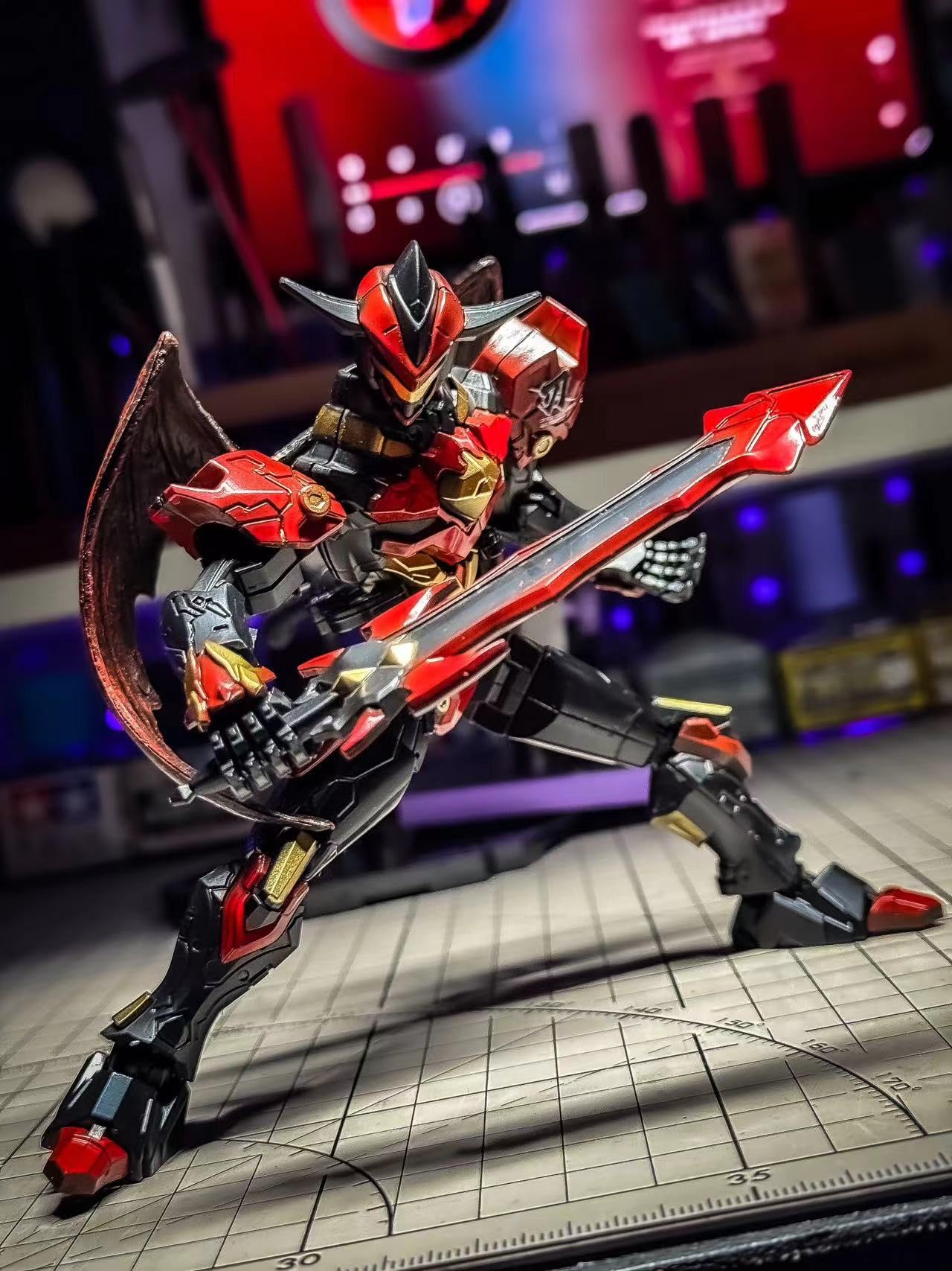 Demon Mecha Robot Action Figure,T13 Cool Samurai Action Figure