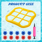 mcgskl Pool Toys Pool Games, Inflatable Tic-Tac-Toe Pool Toy with 10 Balls, 2-10 Players Floating Water Game for Adults Teens Kids, Summer Pool Party