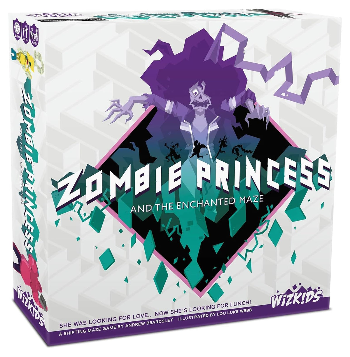 Zombie Princess and the Enchanted Maze | WizKids Board Game