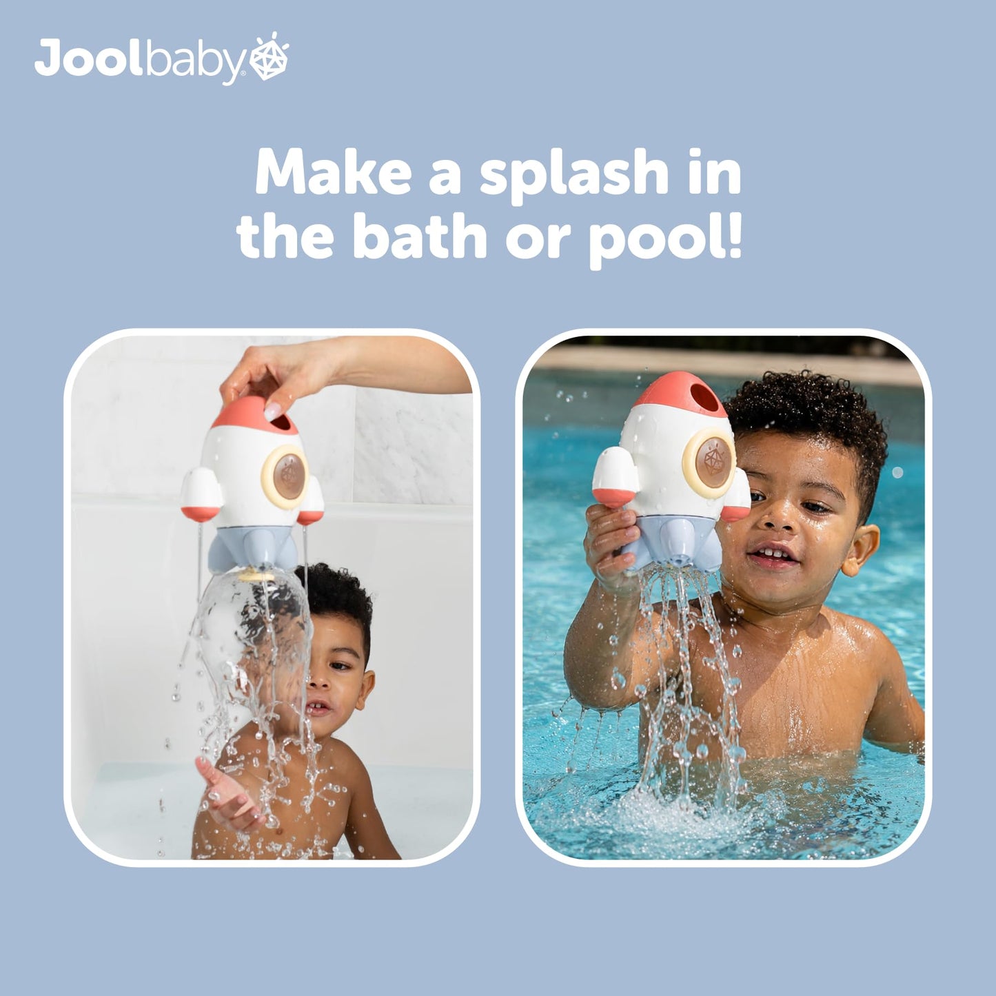 Rocket Bath Toy for Kids - Fun & Imaginative Water Play in the Tub - Jool Baby