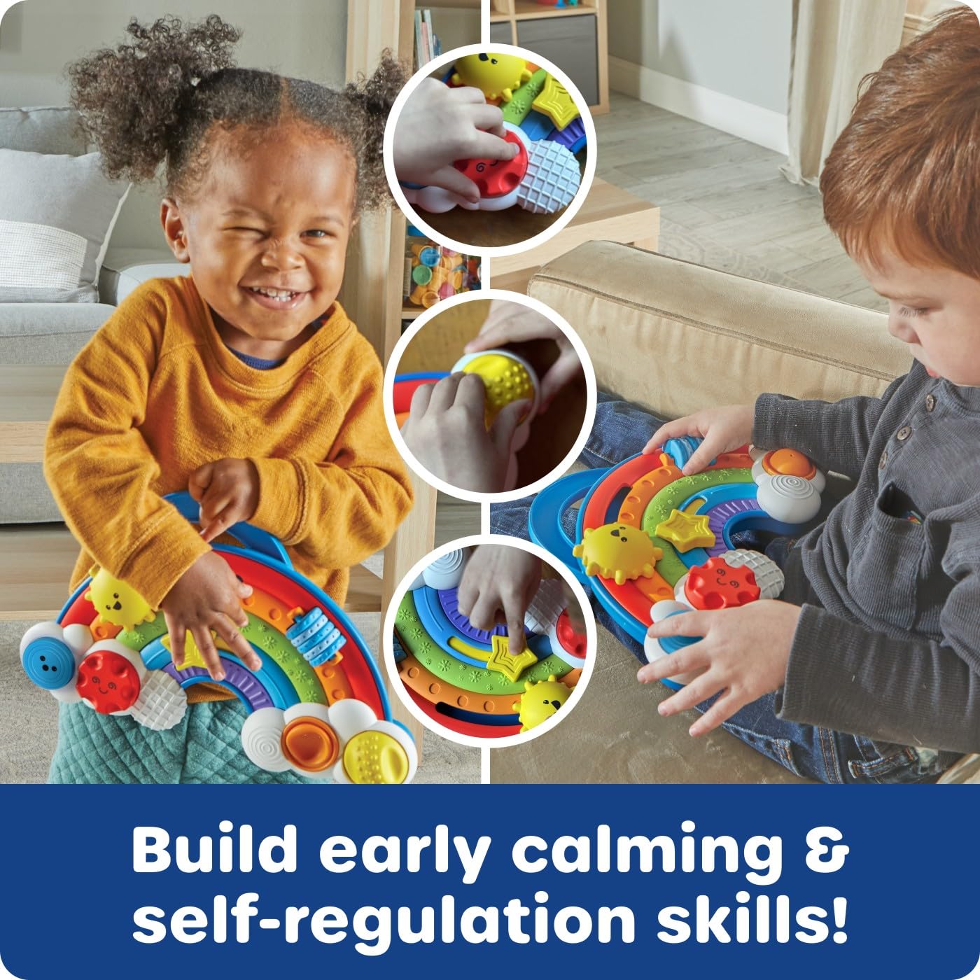 Learning Resources Rainbow Busy Board