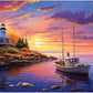 Buffalo Games - Imagine It - Marina at Sunset - 1000 Piece Jigsaw Puzzle for Adults -Challenging Puzzle Perfect for Game Nights - Finished Size is