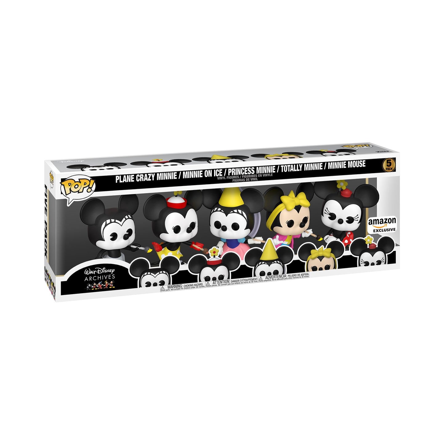Funko POP! Disney: Minnie Mouse 5 Pack - Amazon Exclusive