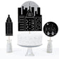Big Dot of Happiness Nighttime City Skyline Party Centerpiece Kit - 15-Piece New York City Table Decorations Set, Premium Cardstock Design