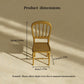 Funky Mini House 1:12 Scale Modern Iron Dollhouse Chair - Mini Metal Furniture for Dollhouse Living Room/Office Decor, Ideal Gift for Collectors