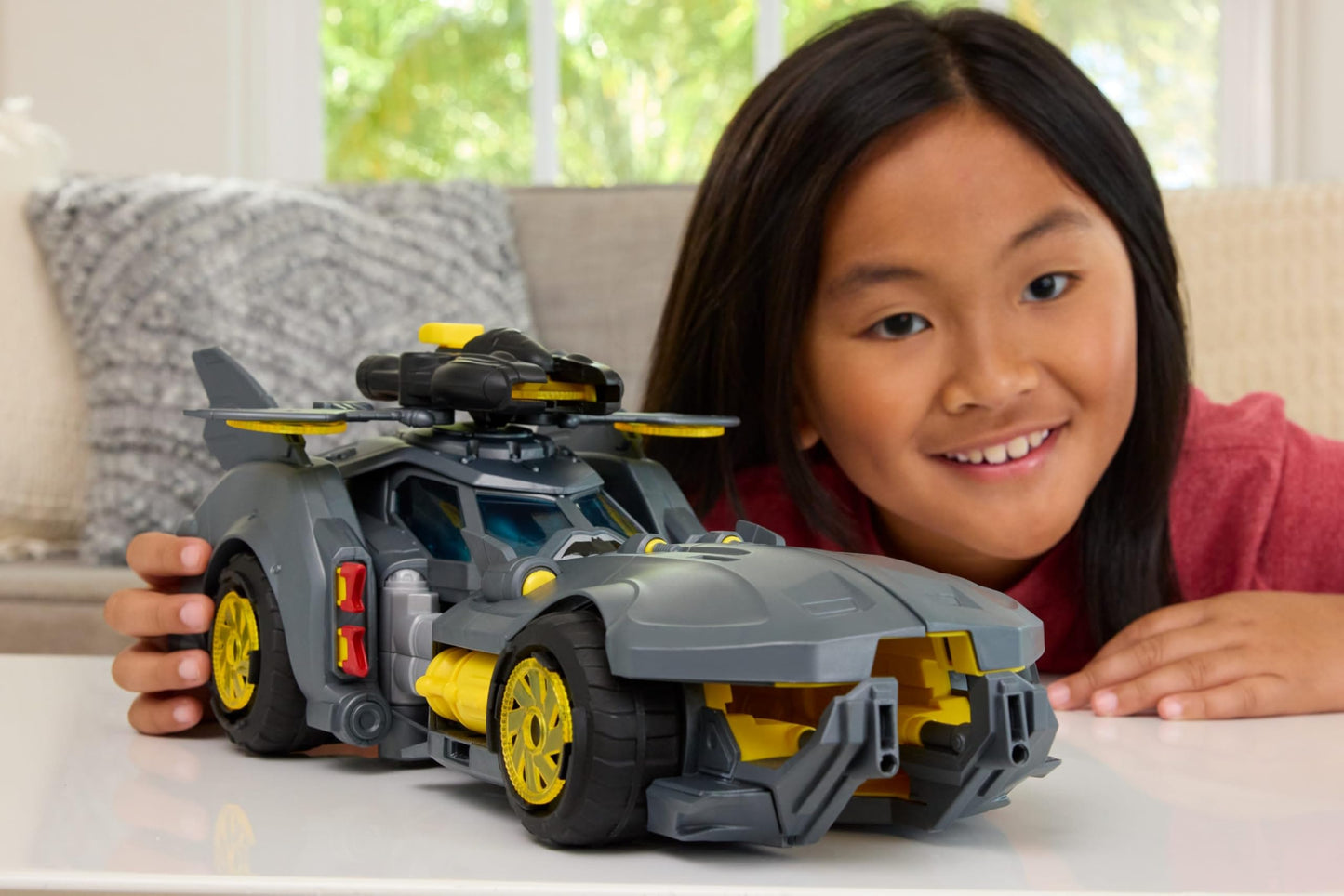 Mattel DC Premier Series Batlink Multi-Pack, Batmobile & Robin Cylcle