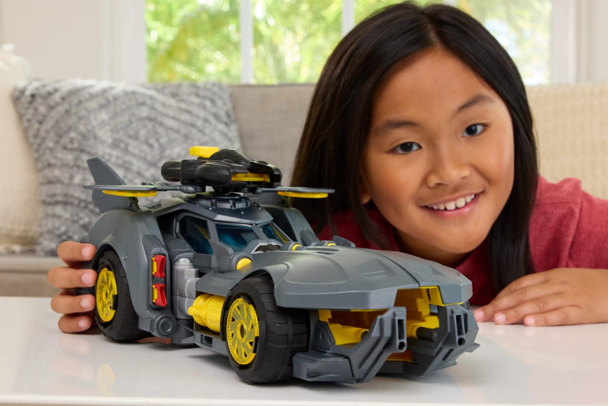 Mattel DC Premier Series Batlink Multi-Pack, Batmobile & Robin Cylcle