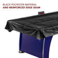 Hathaway Universal Air Hockey Table Cover for Family Game Room, Black - With Universal Fit for 6 to 7.5 Ft Tables, Weighted Corners, Weather-Resistant