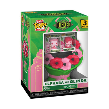 Funko Pop! Bitty Bouquet: Valentines - Wicked - Elphaba and Glinda - Gift Idea - Official Merchandise - Toys for Kids & Adults - for Collectors and