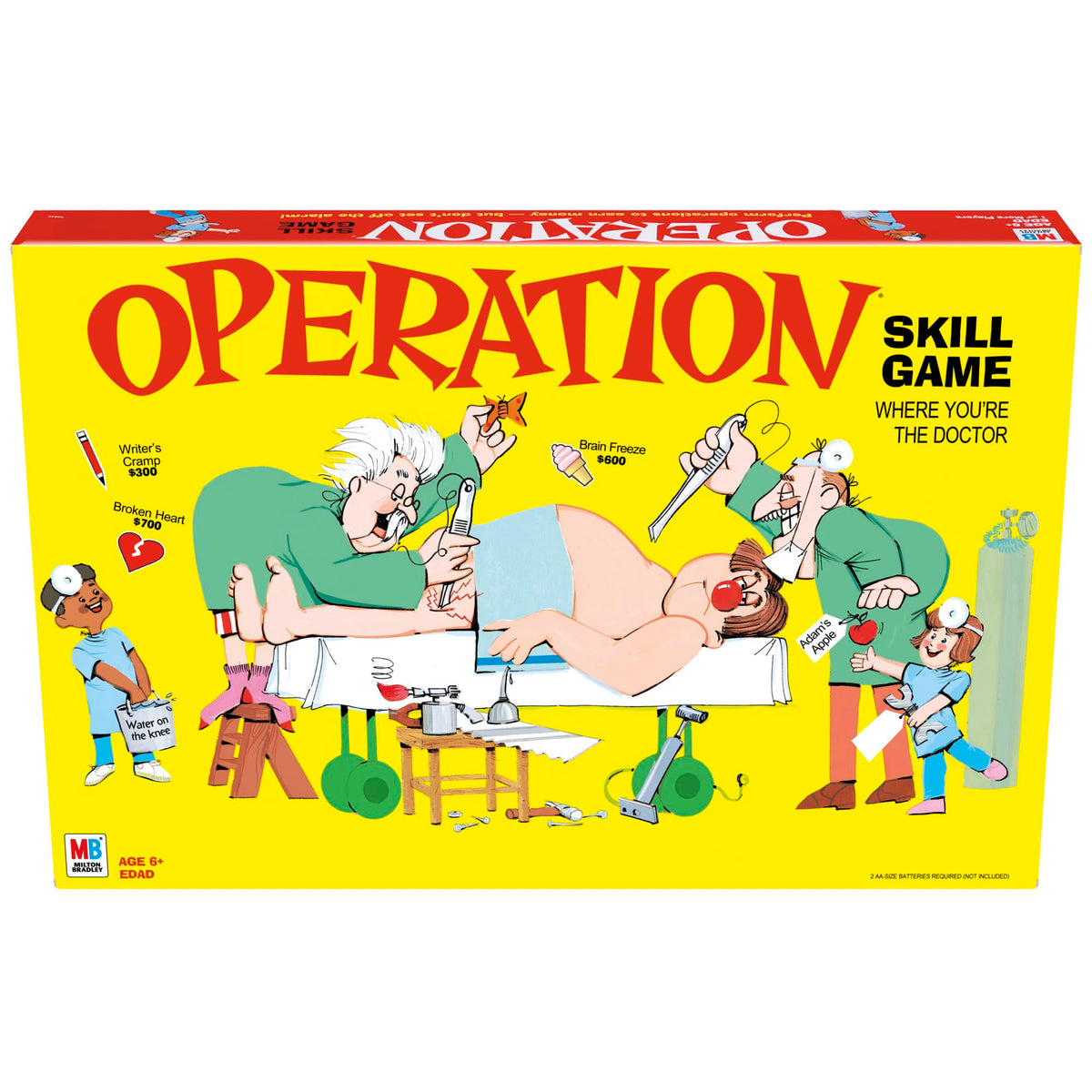 Hasbro Gaming Operation Electronic Board Game, Family Games for Kids Ages 6+, Kids Board Games for 1+ Players, Funny Games for Kids, Easter Gifts for