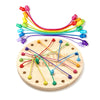 Wooden Rope Puzzle DIY Board Game Brain Teaser Logic Game for Kids Adults