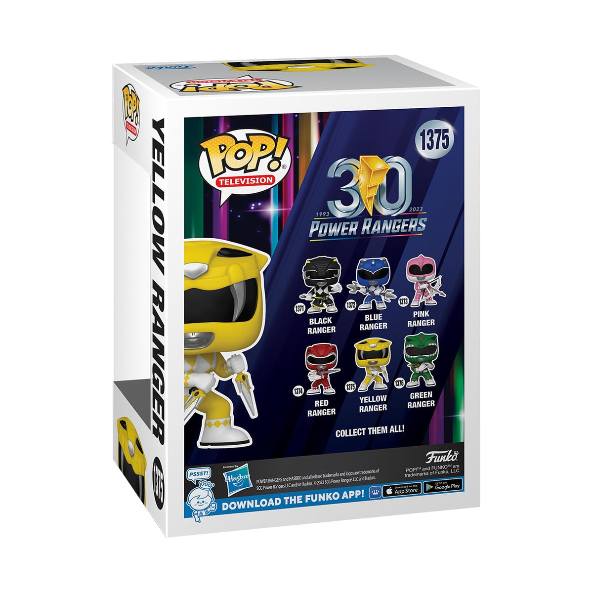 Funko Pop! TV: Mighty Morphin Power Rangers 30th Anniversary - Yellow Ranger