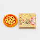 Miniature Pizza, Dollhouse Pizza with Packing Box, Miniature Kitchen Decor, Dollhouse Mini Pizza, for Dollhouse Kitchen Decor (2PCS)