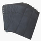 WINTRA 1800 Pockets Trading Card Pages, 9-Pocket Side-Loading Card Sleeves Protectors, Sports Card Collector Album Sheets for Ring Binder(100