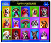 White Mountain 500 Piece Jigsaw Puzzle Funny Dog Collage, Puppy Portraits