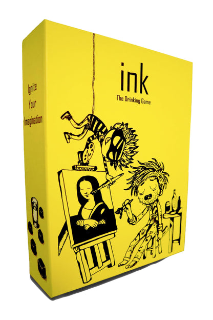 Ink The Drinking Game Discover The Humor in Tipsy Drawing | Fun Party Game - Drawing and Guessing for 4+ Players, Ages 21