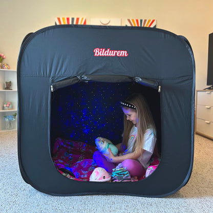 Sensory Tent for Kids with Autism, ADHD, SPD - Calm Corner Helps Children Relax, Reduce Anxiety & Improve Focus - Portable Pop-up Blackout Play Tent