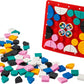 LEGO DOTS Disney Mickey and Minnie Mouse Stitch-On Patch 41963, DIY Toy Badge Making Kit to Decorate Clothes, Backpacks and More, Craft Kit for Kids