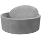 Baby Foam Ball Pit, 35.4"x 11.8" Ball Pits for Toddlers,Grey