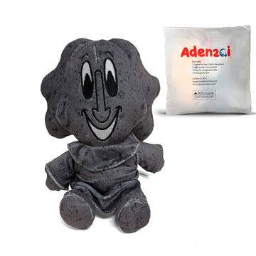 Adenzai Action Plush Toy, Soft Gaming Style Stuffed Animal, Huggable, for Kids, Birthday Gift, Decoration (Gray)