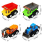 Funcorn Toys Pull Back Car, 12 Pcs Mini Truck Toy Kit Set, Play Construction Engineering Vehicle Educational Preschool for Children Boys Party Favors
