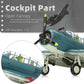 NUOTIE 1/72 Douglas SBD-3 Best Dauntless Dive Bommber Model World War II Midway Vintage Warplane Metal Diecast Aircraft Military Display Airplane