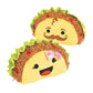 Fun Express Taco Plush Set of 12 - Cute Small Stuffed Animals Food Plushies for Taco Party Decorations | Fiesta Party Favors & Mexican Toys for Kids